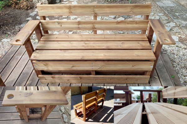 Bancs en bois
