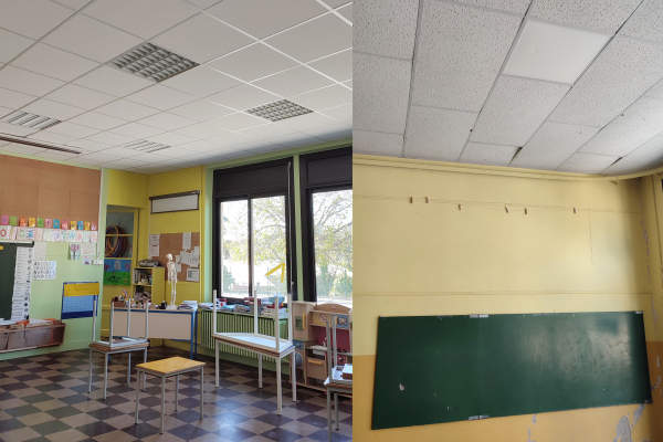 Changement de luminaires